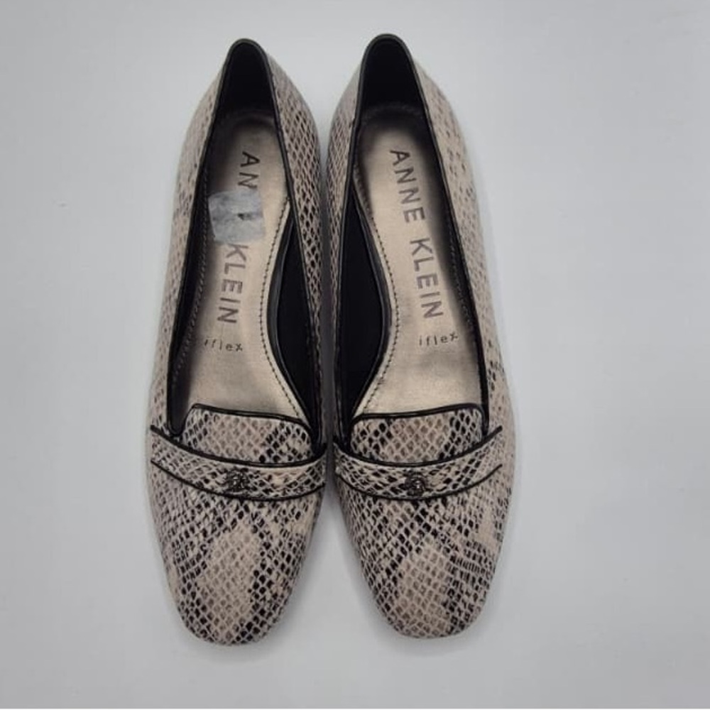 Anne Klein Snake Print Flats
